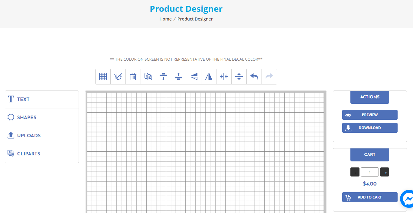 Design your decal using our Custom Decal Designer!