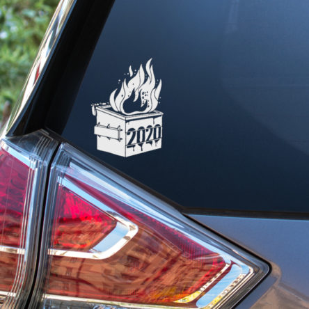2020 Dumpster Fire Decal