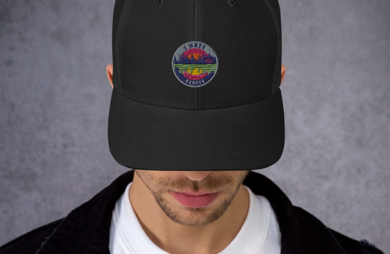 I Hate People Trucker Cap